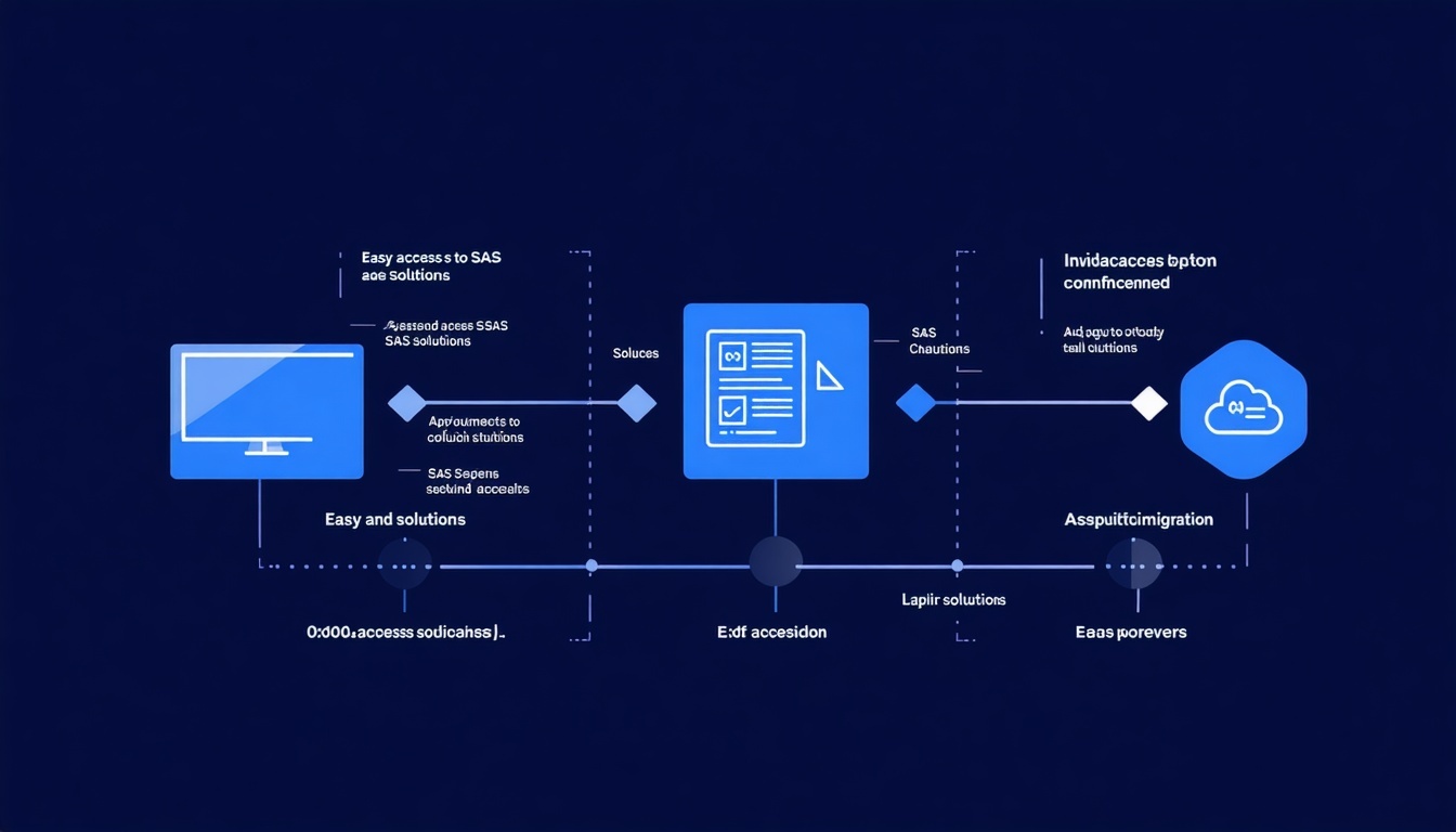Easy access to SaaS solutions graphic